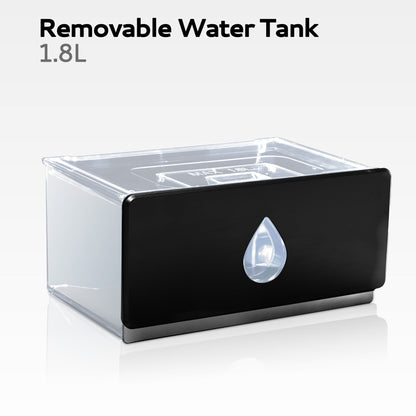 EUHOMY Luna Pro LunaArc™️ Portable Crystal Crescent Ice Maker Countertop – Melts 30 Mins Lower, Rapid Ice Making in 12 Mins, Real-Time Status Visibility