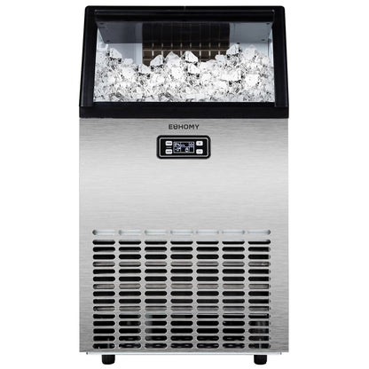 EUHOMY Excellent Storage Container Undercounter Commercial Ice Machine Includes 2 Bottles of Cleaner - Euhomy